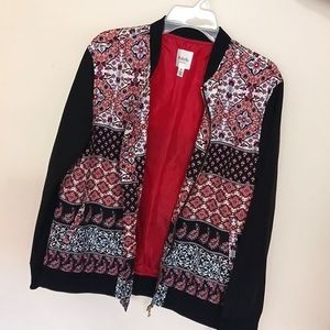 Rafaella jacket, lightweight, beautiful design, size medium, wind jacket,